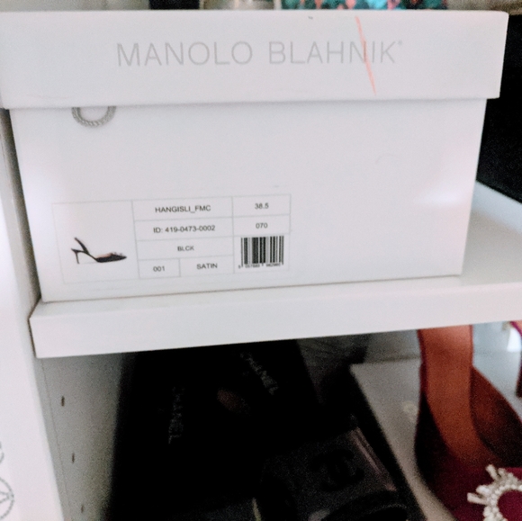 SOLD💔Manolo Blahnik Hangisli Slingback Pump 38.5 - Picture 11 of 11